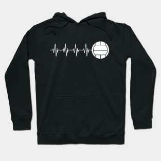 Volleyball Heartbeat w Hoodie